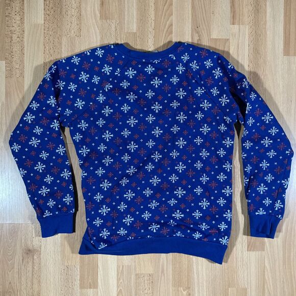 Disney Stitch Christmas Sweatshirt 'Merry Stitchmas'  (Small/3/5) Lights WORK - Picture 5 of 5